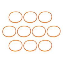 10pcs Polyurethane Sewing Machine Motor Belt Durable Easy Install Electric Sewing Machine Belt Universal Fit Plastic Sewing Belt beige