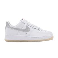 Nike Air Force 1 Low '07 LX Glitter Swoosh White (Women's) 35.5 gray