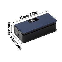 6-Mode Rechargeable Magnetic Mini Bag Sealer with Cutter Electric Handheld Snack Chip Cereal Food Preservation Sealer for Home mėlyna