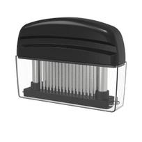Manual Meat Tenderizer with 48 Needles Stainless Steel Meat Tenderizer Tool Beef Chicken Pork Meat Marinating Tool Kitchen Gadget juoda