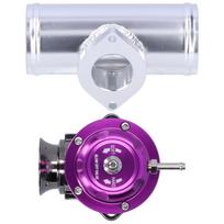 Aluminium Billet   Blow Off Valve 2.5in Flange Pipe Type    SDDBOVG BL FPG250(Purple )