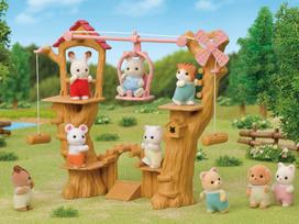 EPOCH Sylvanian Families Calico Critters Family Trip Cute Ropeway Play Set CO-64 ST Mark Certified Dollhouse Toy Ages 3+