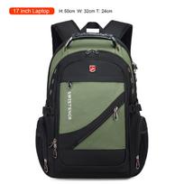 Waterproof 17/20 Inch Laptop Backpack Men Japanese school bag Girls Fashion Bagpack Man Airplane Travel Backpack Male Mochila black