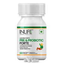 INLIFE Pre & Probiotics Forte, 25 Billion CFU, 14 Strains, 60 Veg Capsules
