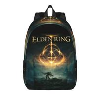 Fashion Elden Ring Backpack  Mochilas Snack Storage Journey Large Capacity Rucksack (as the picture,16 inches) black