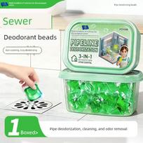 Best-Selling Sewer Deodorizer and Odor Remover for Toilets and Kitchen Pipes, Anti-Odor Magic Tool, Bathroom Deodorizer 1 Box