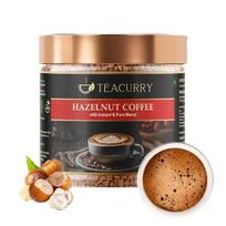Teacurry Hazelnut Pure Instant Coffee Powder (50 Grams) - 100% Arabica | Strong Coffee | Hot & Cold Coffee beige
