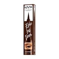 NYX PROFESSIONAL MAKEUP EPIC INK LINER akių kontūro skystis su plunksnele, 1 ml
