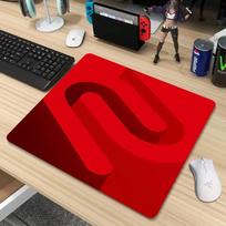 1Pc Gaming Mouse Pad Smooth Large Esports Grey Table Pad Incandescent Fine Top Professional Natural Rubber Gaming Pad 285x320x3mm black
