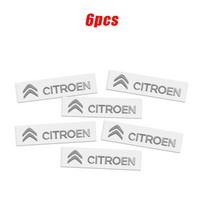 3D Metalinis Lipdukas Emblema Automobilio Interjero Apdailos Stiliaus Lipdukai Citroen C3 C2 C4 C5 DS3 DS4 Berlingo Picasso Grand jumper C4L gray