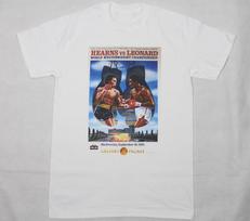 Thomas 'Hitman' Hearns Vs Sugar Ray Leonard fight White T-shirt S-4XL T255 Unisex T-Shirt XL gray