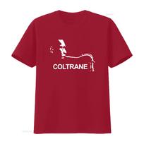 John William Coltrane Blue Train 50-ųjų Albumai Saksofonas Marškinėliai Šaunus Džiazo Muzikantas Dizainas vintage Skalbti Kvėpuojantys Universalūs S brown