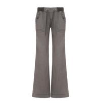 American Retro Low-Rise Straight Leg Lace-Up Jeans - Versatile Street Style Workwear Large