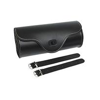 Retro Motorcycle Tool Bag Waterproof Front Fork Barrel Bag Black Saddle Tail Pack  Storage