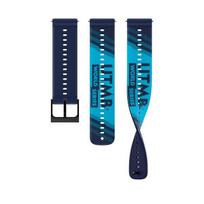 Sunto 22Mm Athletic 6 Silikoninis dirželis Utmb blue