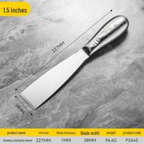 304 Stainless Steel Integrated Putty Knife & Scraper for Cleaning and Decoration Stainless Steel Putty Knife gray