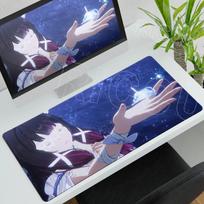 Anime Cute Columbina Mousepad Nonslip Rubber Gamer Genshin Impact Mouse Carpet Keyboard Computer PC Laptop Pad Extended Desk Rug 30cmx60cm