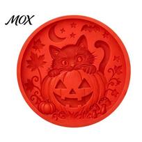 Concrete Stepping Stone Molds Silicone Mold for Halloween DIY Garden Pathway, Flexible Reusable Casting Gardening Gift Ideas Cement, Sunflower C red