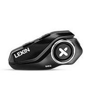 Lexin G2P Motorcycle Blutooth Intercom Helmet Bluetooth Headsets,Handsfree Communicator Up to 6 Riders Interphone with FM Radio