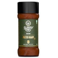 Sleepy Owl 100gm Filter Kaapi Premium Instant Coffee | Authentic Robusta & Chicory Blend | Have It Milky & Frothy | Makes 50 Cups gray