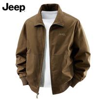 JEEP Men's Washed Reversible Casual Workwear Jacket L ruda
