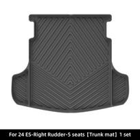 Waterproof TPE Floor Mats for Right-Hand Drive 24 AION ES Cars - Dirt-Resistant and Car-Specific black