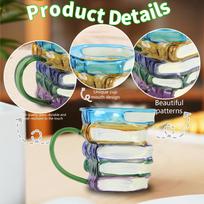 Coloring Book Cup Mug Coffee Cup One Size blue