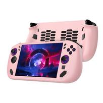 Handheld Game Console Cover Anti-Scratch Protective Case Anti-Drop Soft Shell for Legion Go S Gaming Console Case rožinė