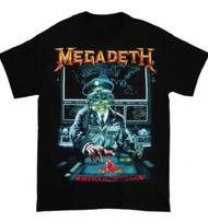 1990 Megadeth Rust in Peace Tour Black T-shirt 3XL gray