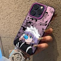 Anime Killua Hunter X Hunter Phone Case For iPhone 17 Air 16 e 15 14 13 12 11 Pro Max Plus Mini SE 2020 2022 Matte Back Cover iPhone SE (2020) gray