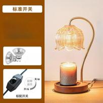 1Pc Marble Candle Lamp Ins Diffuser Gift Table Lamp Smokeless Temperature Control Vintage Night Light Aromatherapy Wax Lamp white