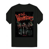 Men'S Retro The Warriors Graphic T-Shirt - Bold Red & Black Movie-Inspired Design, Lightweight Crew Neck Tee with Glossy Finish, Casual Everyday S