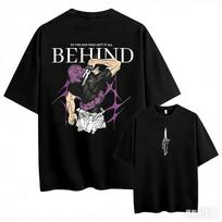 Fushiguro Toji Printed Tee Anime Jujutsu Kaisen Clothing Sports summer man  Summer T-shirt Cotton S
