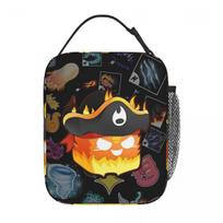 Blox Fruits Insulated Lunch Bag Large Games Reusable Thermal Bag Tote Lunch Box Office Picnic Girl Boy One Size
