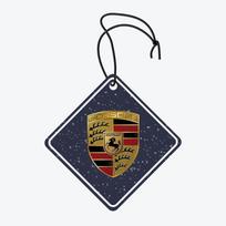 Automobilio oro gaiviklis Interjero kvepalai Galinio vaizdo veidrodžio pakabukas Porsche Cayenne Panamera Macan Boxster Cayman 718 911 Lipdukas brown