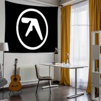 Aesthetic Wall Tapestry DJ A-Aphex T-Twin Cool Album Poster Flag Living Room Bedroom Office Bar Home Decor Gift Background Cloth 100X70CM white