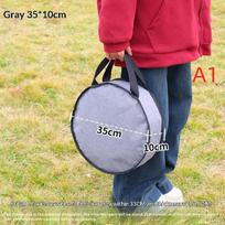 1Pcs Outdoor Camping Table Carry Tote Portable Round Barbecue Stove Storage Bag Multifunctional Waterproof Bbq Bags A1 gray