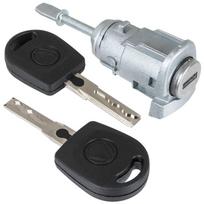 VW Passat B5 96-05 Front Right Door Lock Cylinder Insert raudona