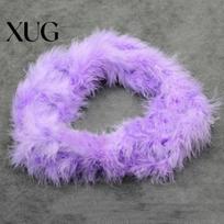 2M plunksnų boa juosta purus rankdarbiams kostiumas mergvakario apranga vestuvių puošni šventė Light Purple pink