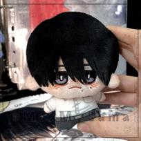 New 10Cm Stuffed Anime The Summer Hikaru Died Yoshiki Tsujinaka Plushie Toy Knapsack Ornament Cute Plush Pendant Dolls Keychain 10cm