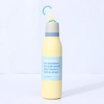 Owala Insulated Stainless Steel Travel Tumbler With Carry Rope 18oz 24oz Vacuum Flask Outdoor Sports Office 18 oz geltona