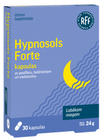 „Hypnosols Forte“ – miego priedas 30 kapsulių pakuotėje