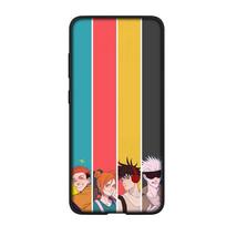 for Samsung Galaxy S25 S24 S23 S22 Ultra FE Plus A17 A37 A57 A56 A55 A06 A16 A15 A36 A26 A35 A05 A25 A54 Phone Case Jujutsu Gojo Satoru Kaisen Anime for iPhone 14 Pro Max lubų spalva