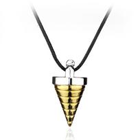 Anime Tengen Toppa Gurren Lagann Necklace Core Drill Cosplay Pendant for Women Men Jewelry Gift 50cm black