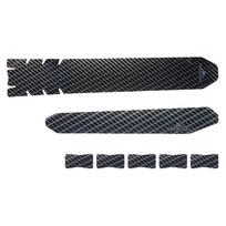 Bicycle Frame Protection Sticker Scratch Resistant Bike Frame Guard Protection Sticker Wear-Resistant for Road Mountain Bike black