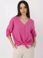 Koszula-DHJ-KS-25108.60P-fluo różowy