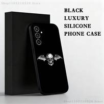 A-Avenged Sevenfold Phone Case For Samsung S25,S24,S23,S22,S21,S20,S10,Ultra,Plus,Lite,FE,Soft Silicone Black Cover SamsungS24plus 5G black