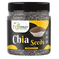 HENLEY GROCERY Chia Seeds | Omega-3 clean Chia Seeds for Eating | Rich in Calcium, Protein & Fiber, Omega 3 and Antioxidant | Healthy Snacks gray