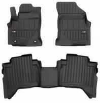 Rubber Mats And Door Mats Toyota Hilux 8 From 2015 - 3D Trough