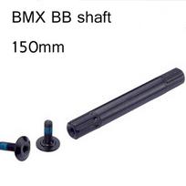 TAOZIK Strong Steel BMX Bike Bottom Bracket Shaft 19 150mm Length 8 Spindle Thread BB Shaft gray